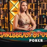 Play the Caribbean Stud Poker slot by Evolution on Volt Casino