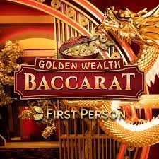 Golden Wealth Baccarat logo – Live Dealer by Evolution at Volt Casino