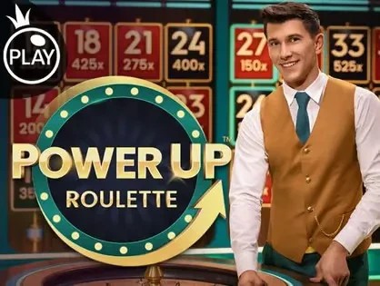 Power UP Roulette game by Pragmatic Play – logo hosted on Volt Casino