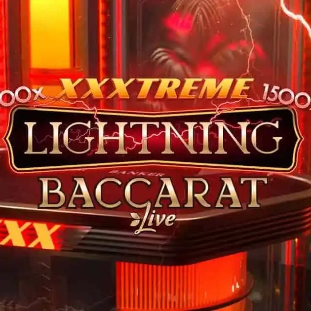 XXXtreme Lightning Baccarat slot logo by Evolution at Volt Casino